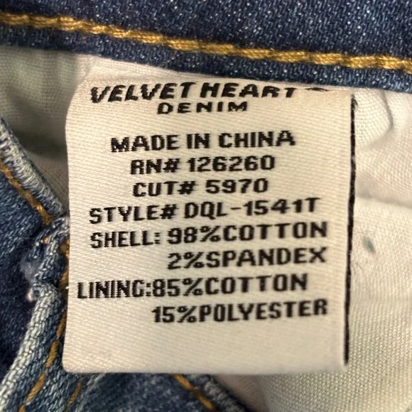 ❤️Velvet Heart Boho Pompom Jeans SZ27❤️ - Picture 11 of 13